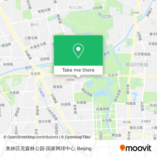 奥林匹克森林公园-国家网球中心 map