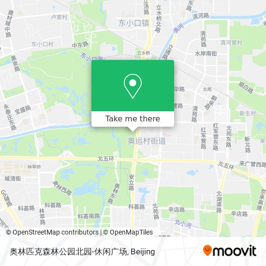 奥林匹克森林公园北园-休闲广场 map