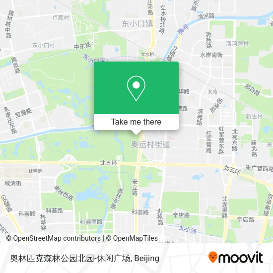 奥林匹克森林公园北园-休闲广场 map