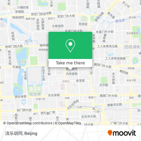 演乐胡同 map