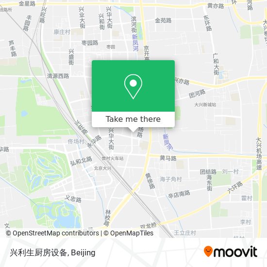 兴利生厨房设备 map