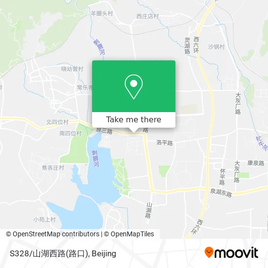 S328/山湖西路(路口) map