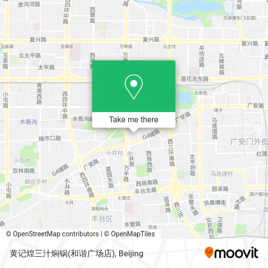 黄记煌三汁焖锅(和谐广场店) map