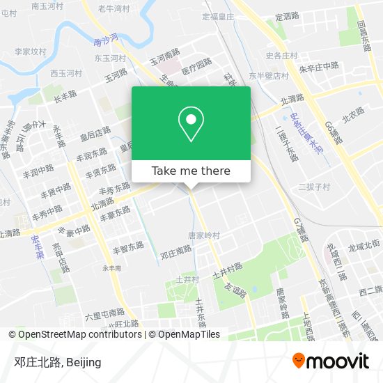 邓庄北路 map