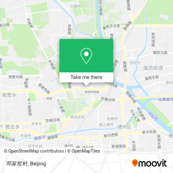 邓家窑村 map