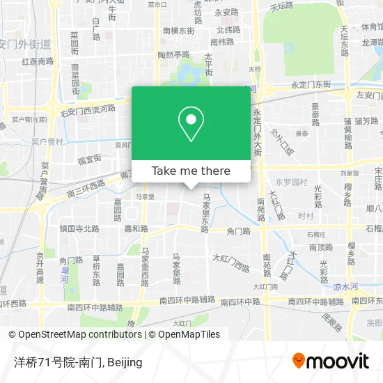 洋桥71号院-南门 map