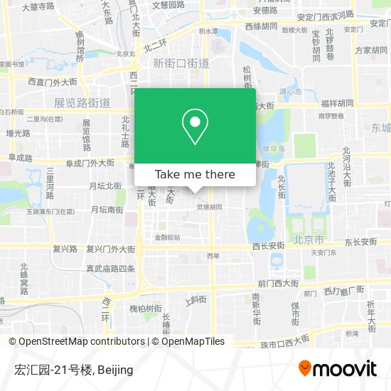宏汇园-21号楼 map