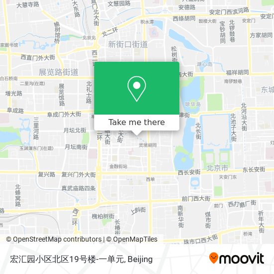 宏汇园小区北区19号楼-一单元 map
