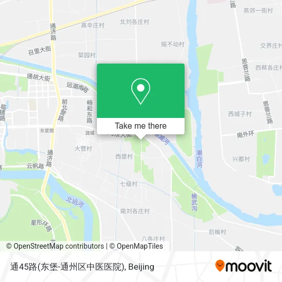 通45路(东堡-通州区中医医院) map