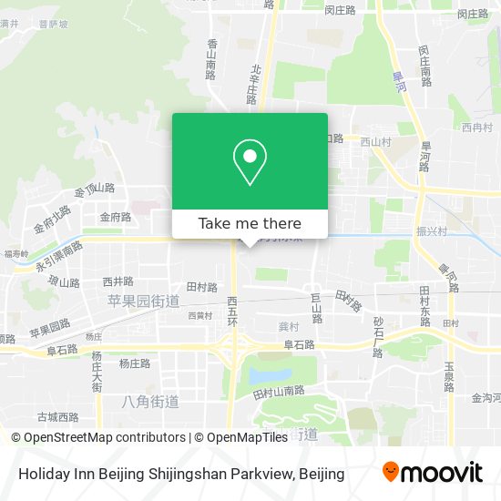 Holiday Inn Beijing Shijingshan Parkview map