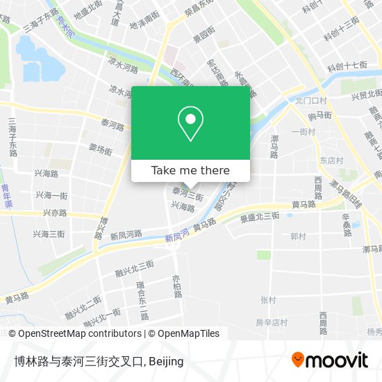 博林路与泰河三街交叉口 map