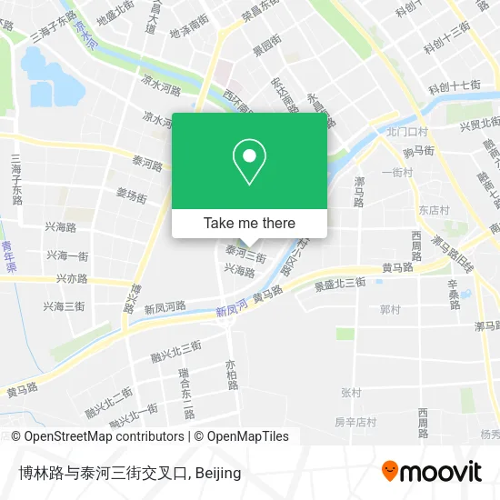 博林路与泰河三街交叉口 map