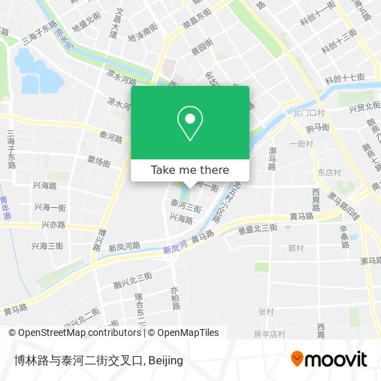 博林路与泰河二街交叉口 map