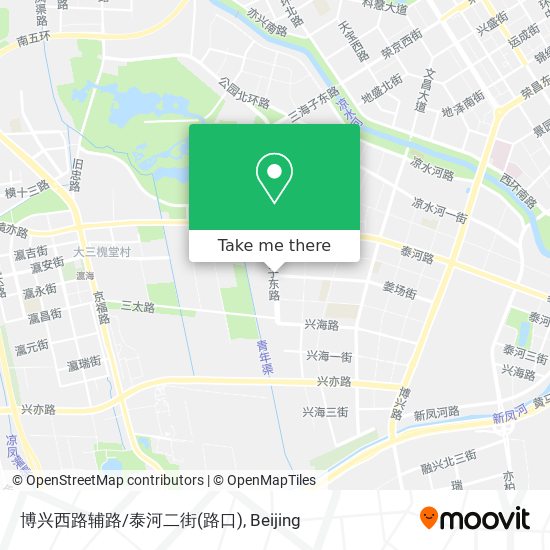 博兴西路辅路/泰河二街(路口) map