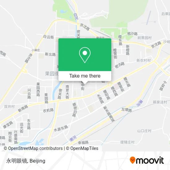 永明眼镜 map