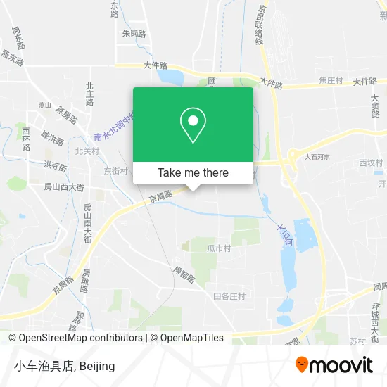 小车渔具店 map