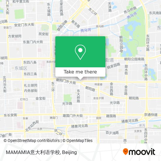 MAMAMIA意大利语学校 map