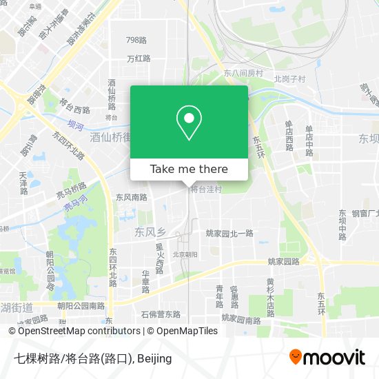 七棵树路/将台路(路口) map