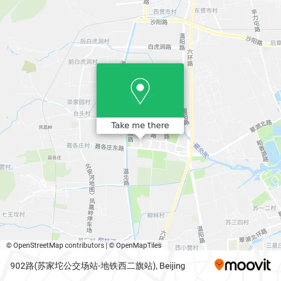 902路(苏家坨公交场站-地铁西二旗站) map