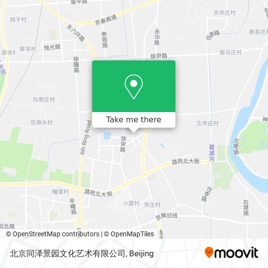 北京同泽景园文化艺术有限公司 map