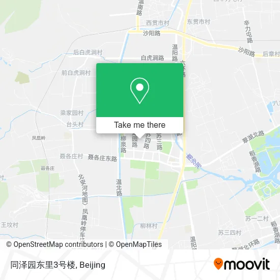 同泽园东里3号楼 map