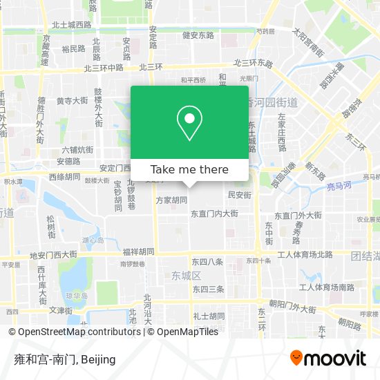 雍和宫-南门 map