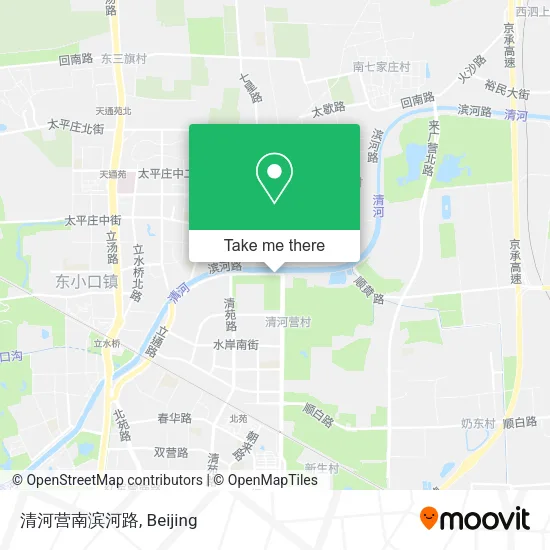 清河营南滨河路 map