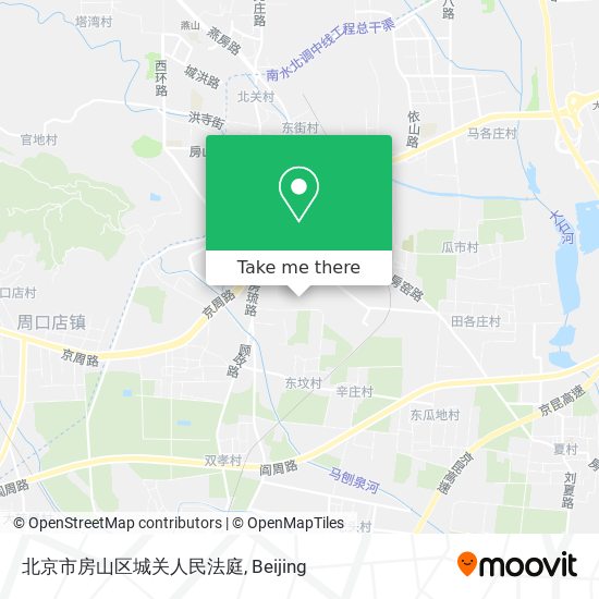 北京市房山区城关人民法庭 map