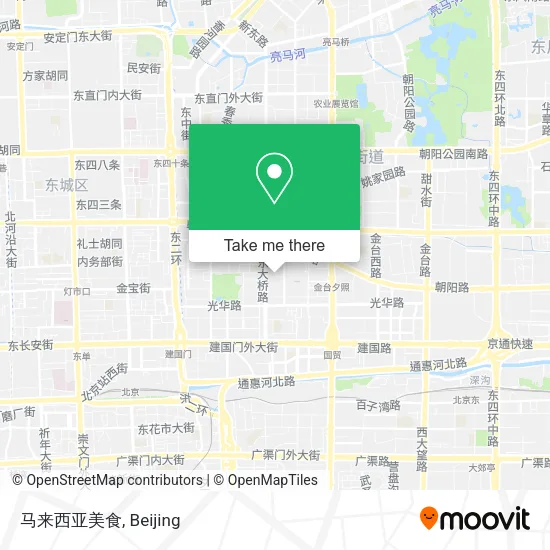 马来西亚美食 map