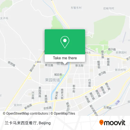 兰卡马来西亚餐厅 map