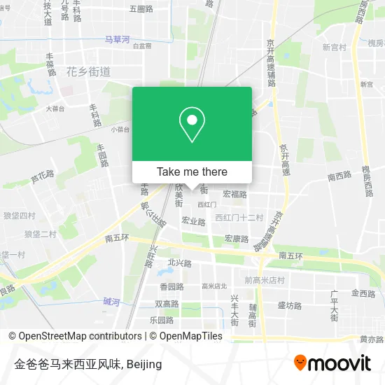 金爸爸马来西亚风味 map