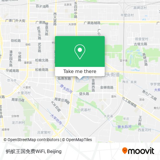 蚂蚁王国免费WiFi map