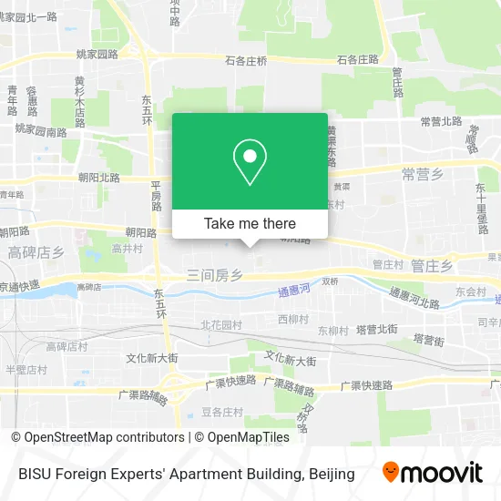 BISU Foreign Experts' Apartment Building map
