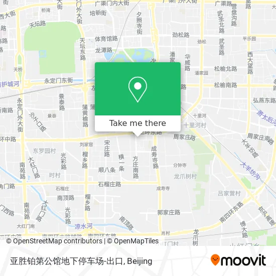 亚胜铂第公馆地下停车场-出口 map