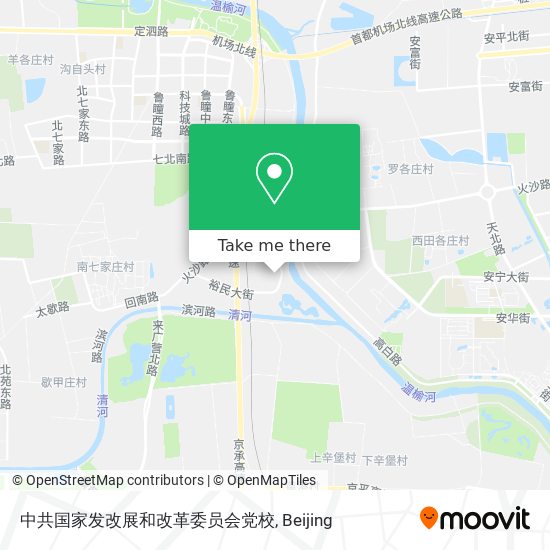 中共国家发改展和改革委员会党校 map