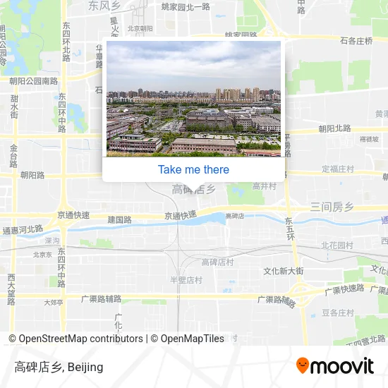 高碑店乡 map
