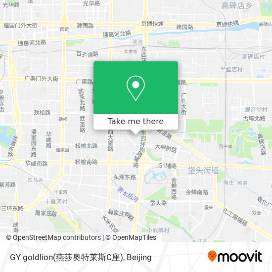 GY goldlion(燕莎奥特莱斯C座) map