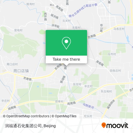 润福通石化集团公司 map
