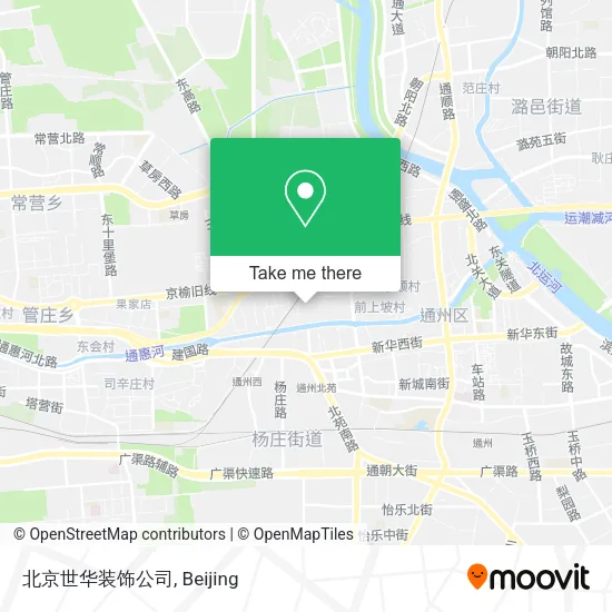 北京世华装饰公司 map