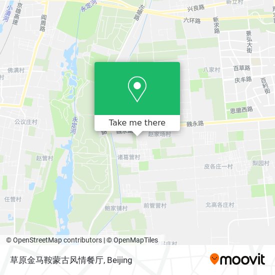 草原金马鞍蒙古风情餐厅 map