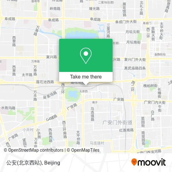 公安(北京西站) map