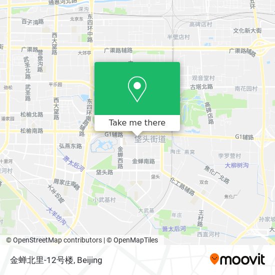 金蝉北里-12号楼 map