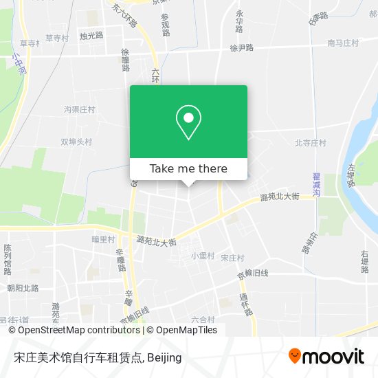 宋庄美术馆自行车租赁点 map