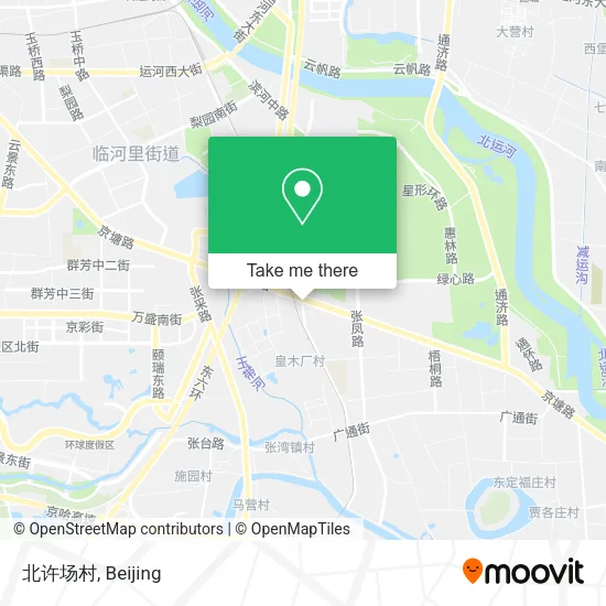 北许场村 map