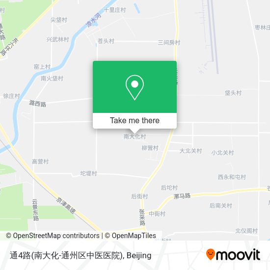 通4路(南大化-通州区中医医院) map
