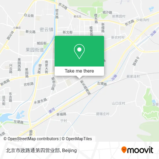 北京市政路通第四营业部 map