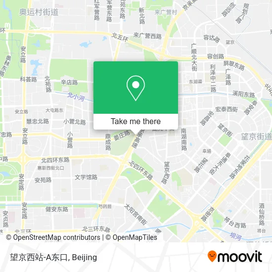 望京西站-A东口 map