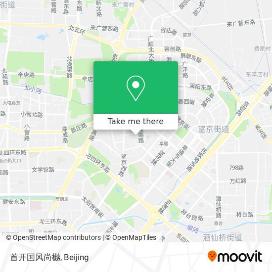 首开国风尚樾 map