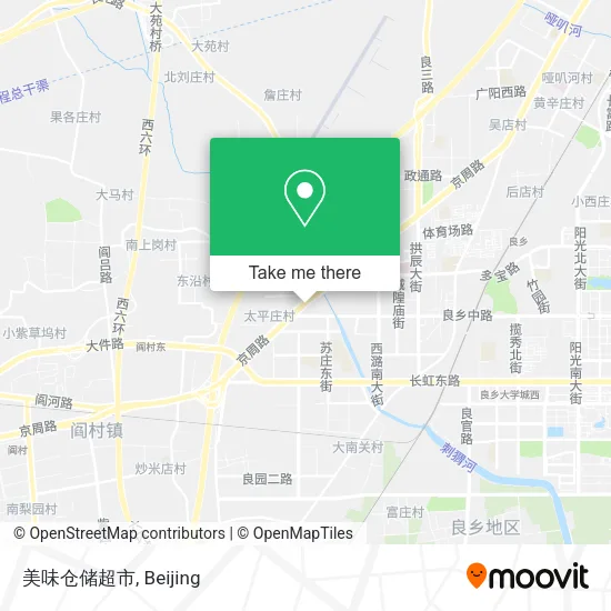 美味仓储超市 map