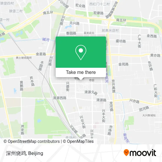 深州烧鸡 map